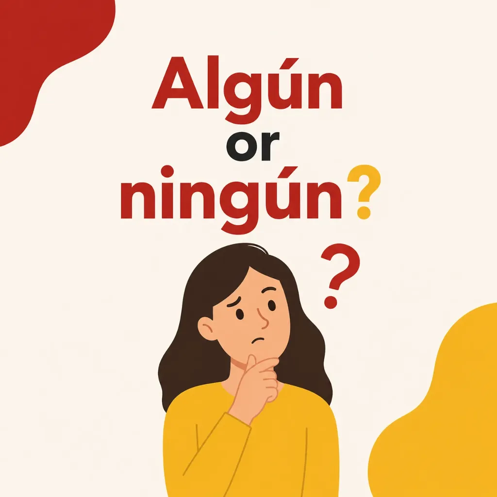 [Ningún] Algún, ningún, nadie - Confused?
